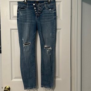 Judy Blue Boyfriend Fit Distressed Jeans Size 7/28.